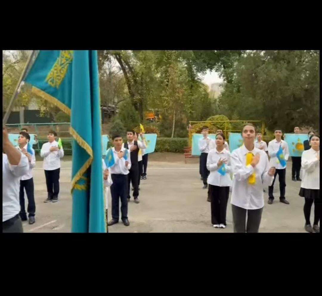 Челлендж "Исполнение Государственного Гимна РК"